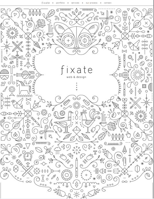 酷站分享之帶插畫元素的網站建設賞析