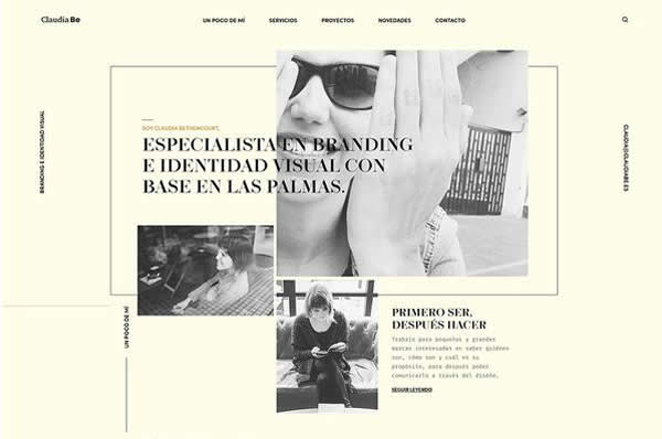 黃色作主色調搭配的網站建設