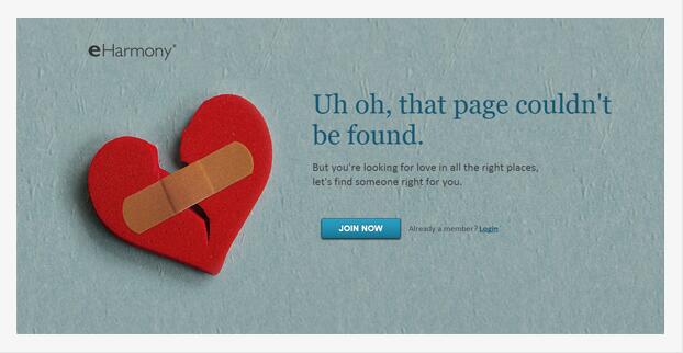 10個充滿創(chuàng)意的404頁面網(wǎng)站建設(shè)欣賞