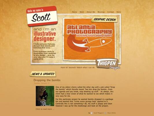 10個創意復古風網站建設賞析